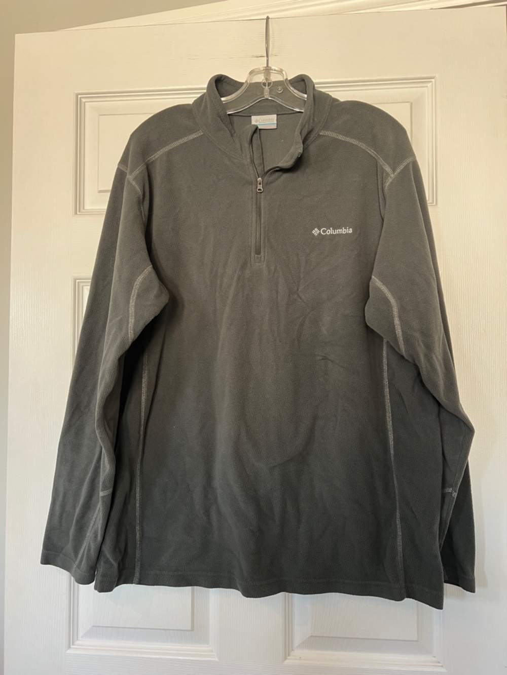Columbia Dark Gray Quarter-Zip Fleece Pullover
